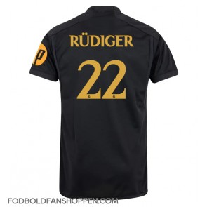 Real Madrid Antonio Rudiger #22 Tredjetrøje 2023-24 Kortærmet